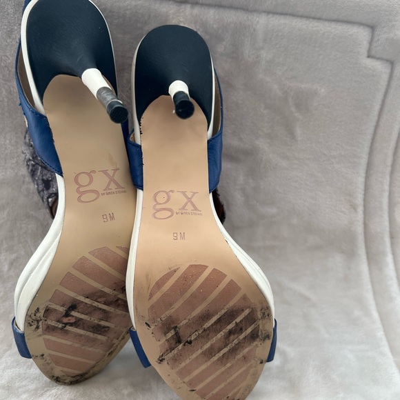 GX by Gwen Stefani Blue and White Sandals - Picture 6 of 6